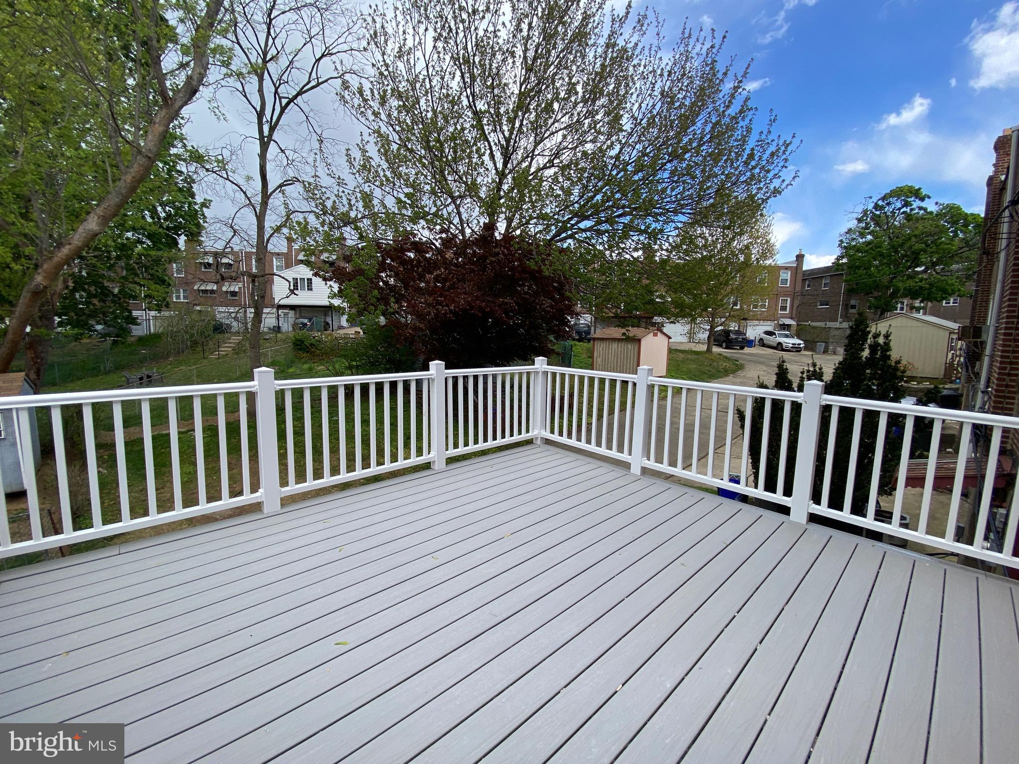 821 Hampshire Road Drexel Hill, PA 19026 - Photo 13 of 36 Deck off Kitchen
