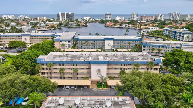 a view of a city with tall buildings