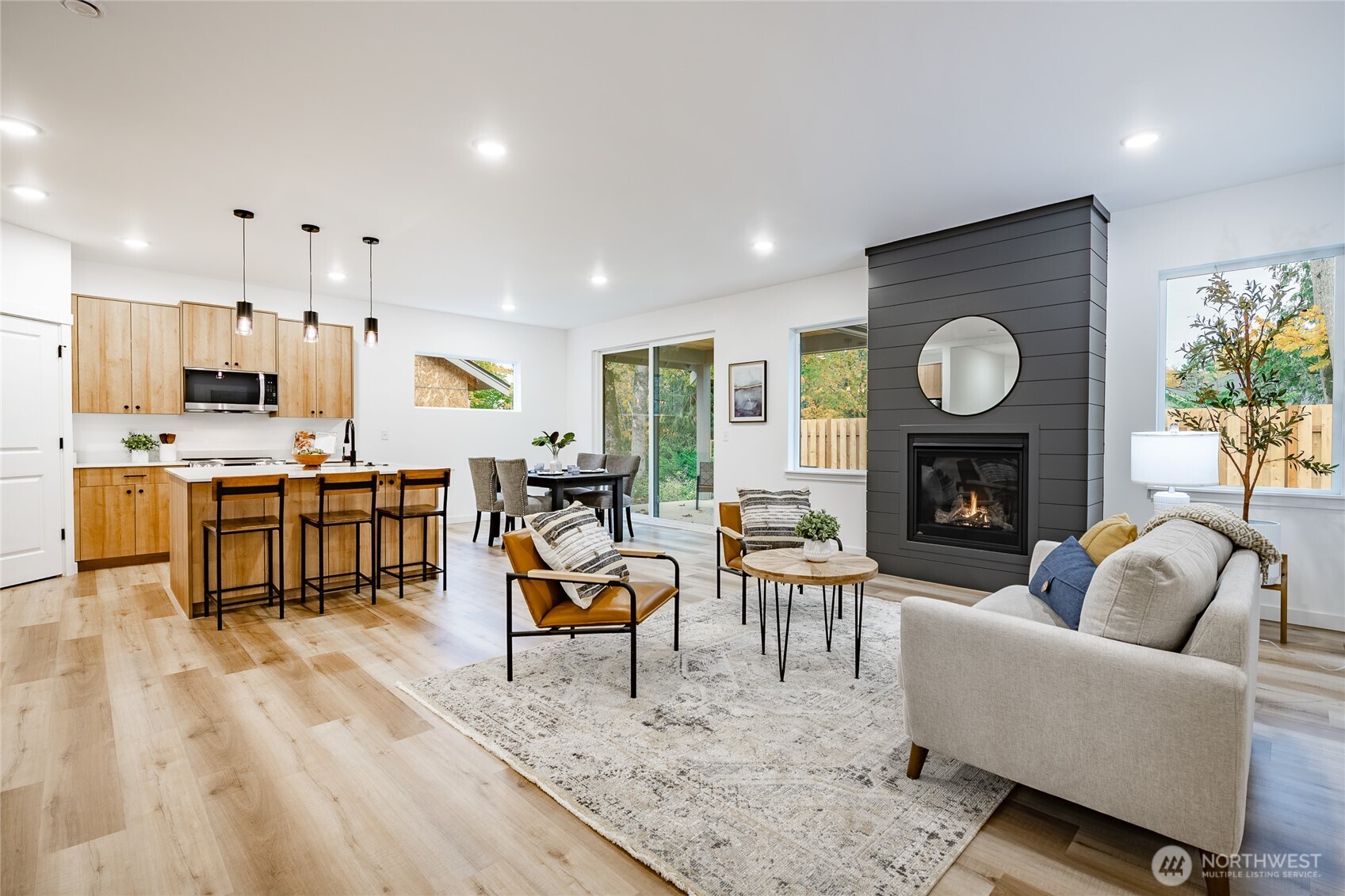 2986 Cedar View Road Blaine, WA 98230 - Photo 16 of 40 a living room with furniture and a fireplace