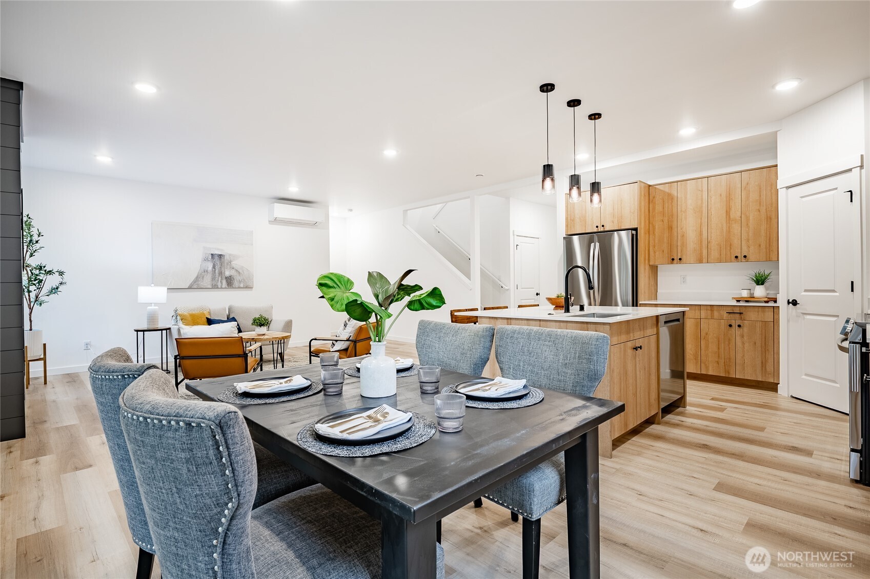 2986 Cedar View Road Blaine, WA 98230 - Photo 21 of 40 a view of a dining room with furniture and wooden floor