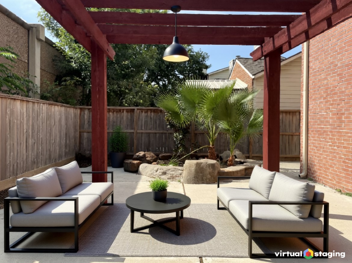 5509 Cornish Street Houston, TX 77007 - Photo 14 of 15 a building outdoor space with patio furniture