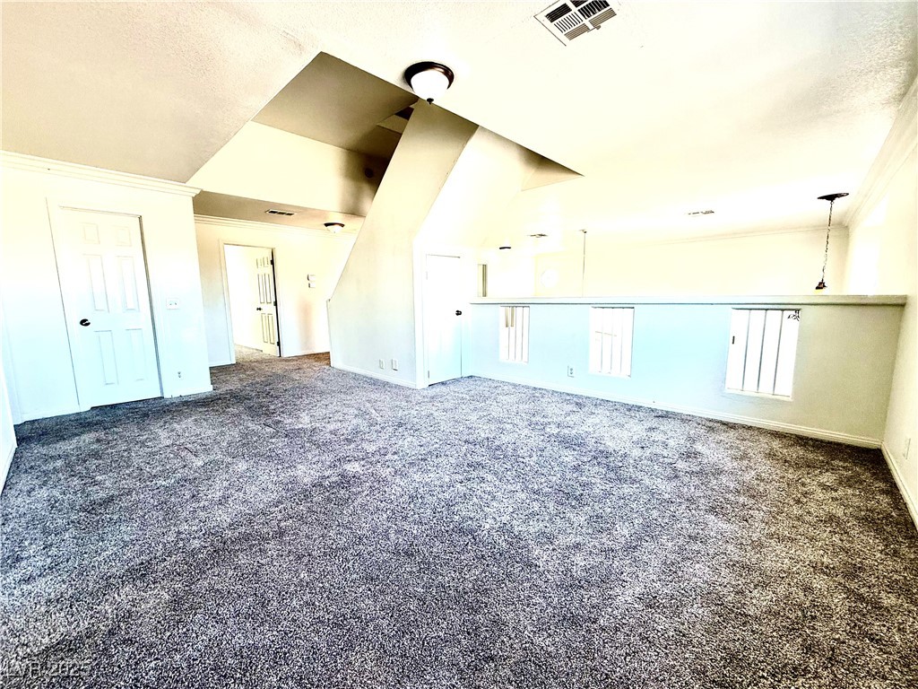 764 Benedict Drive Las Vegas, NV 89110 - Photo 26 of 30 Empty room with visible vents, a textured ceiling,