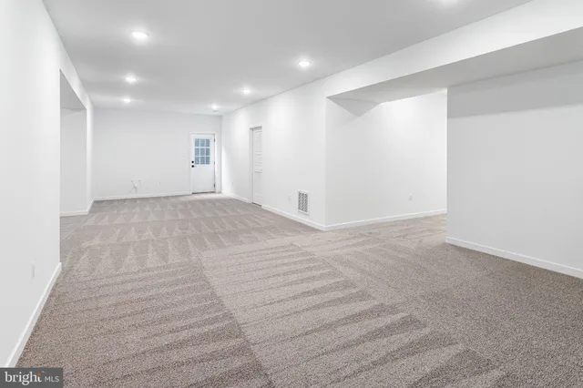 a view of an empty room