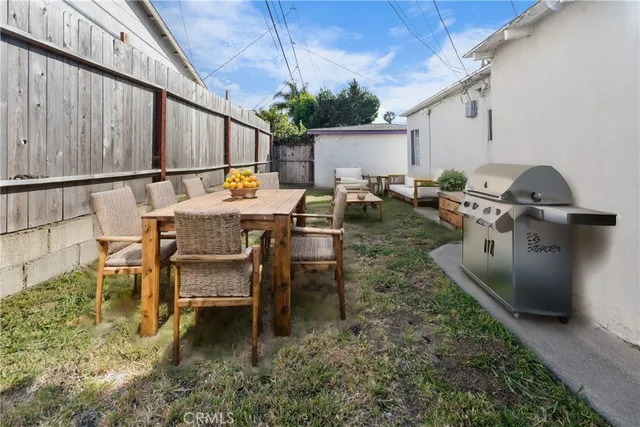 a view of outdoor space and swimming pool