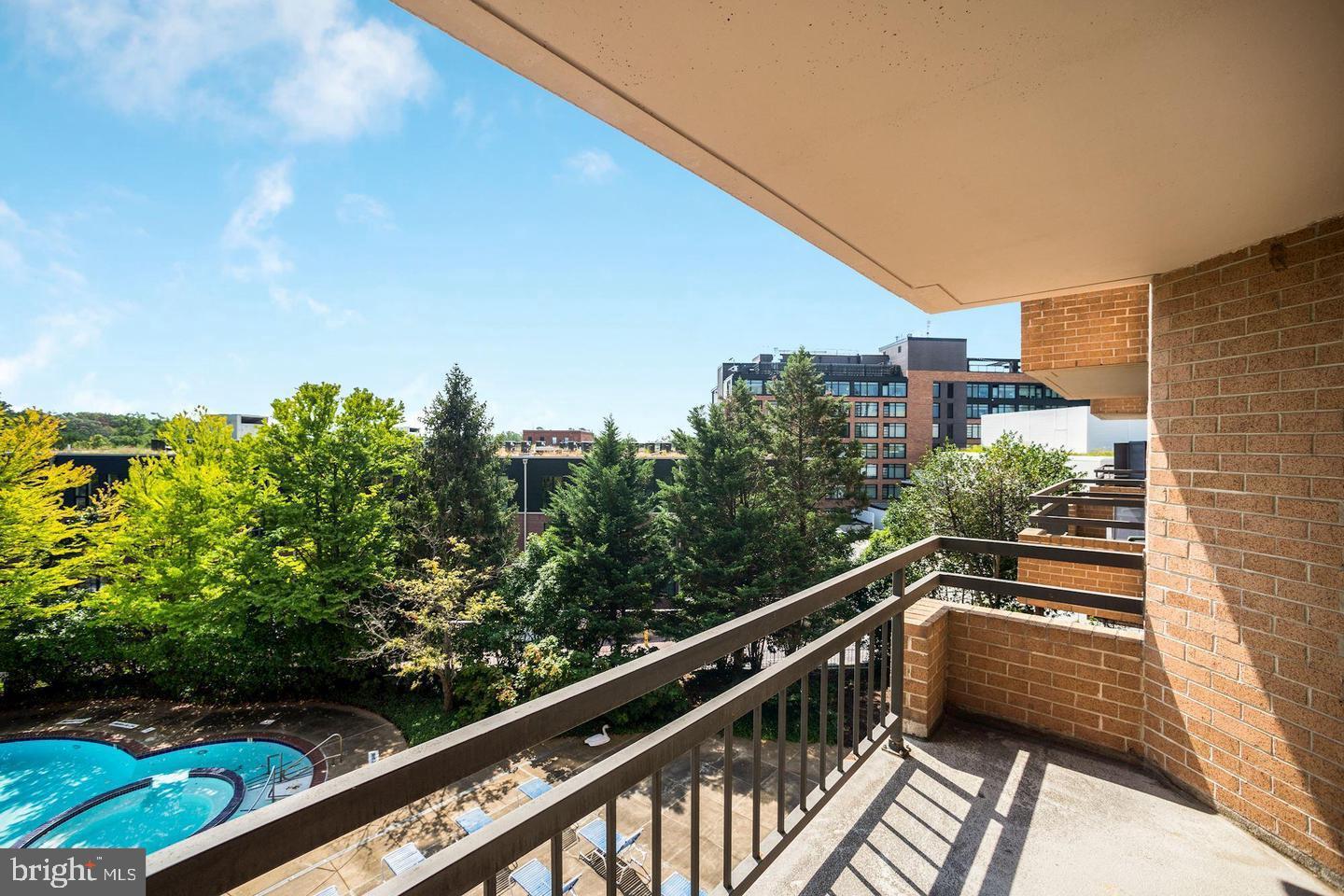 2111 Wisconsin Avenue Northwest, Unit 317 Washington, DC 20007 - Photo 25 of 38 a view of balcony with furniture