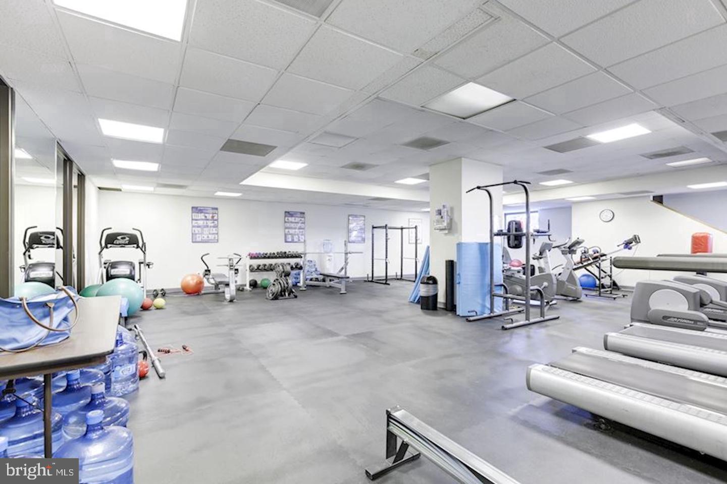 2111 Wisconsin Avenue Northwest, Unit 317 Washington, DC 20007 - Photo 31 of 38 a view of a room with gym equipment