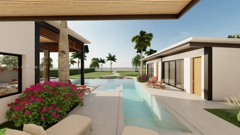 a view of a porch with seating space