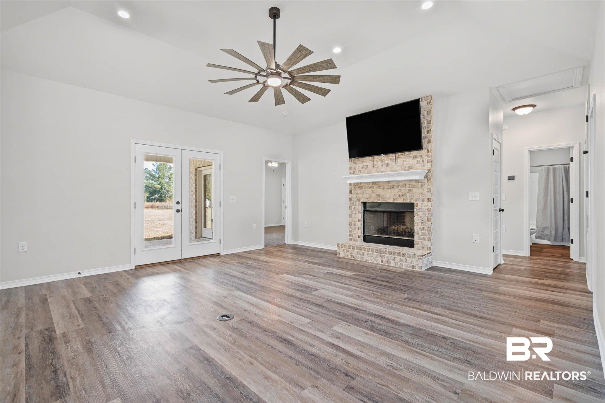13198 Gopher Court Elberta, AL 36530 - Photo 24 of 37 Brick fireplace
