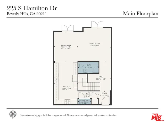 $1,599,990 | 225 South Hamilton Drive, Unit 107, Beverly Hills, CA 90211