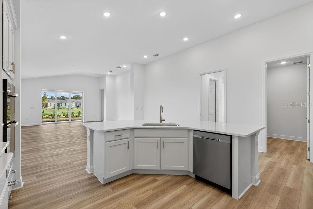 3951 Kennebunk Loop Mount Dora, FL 32757 - Photo 9 of 51 a kitchen with a sink cabinets and wooden floor