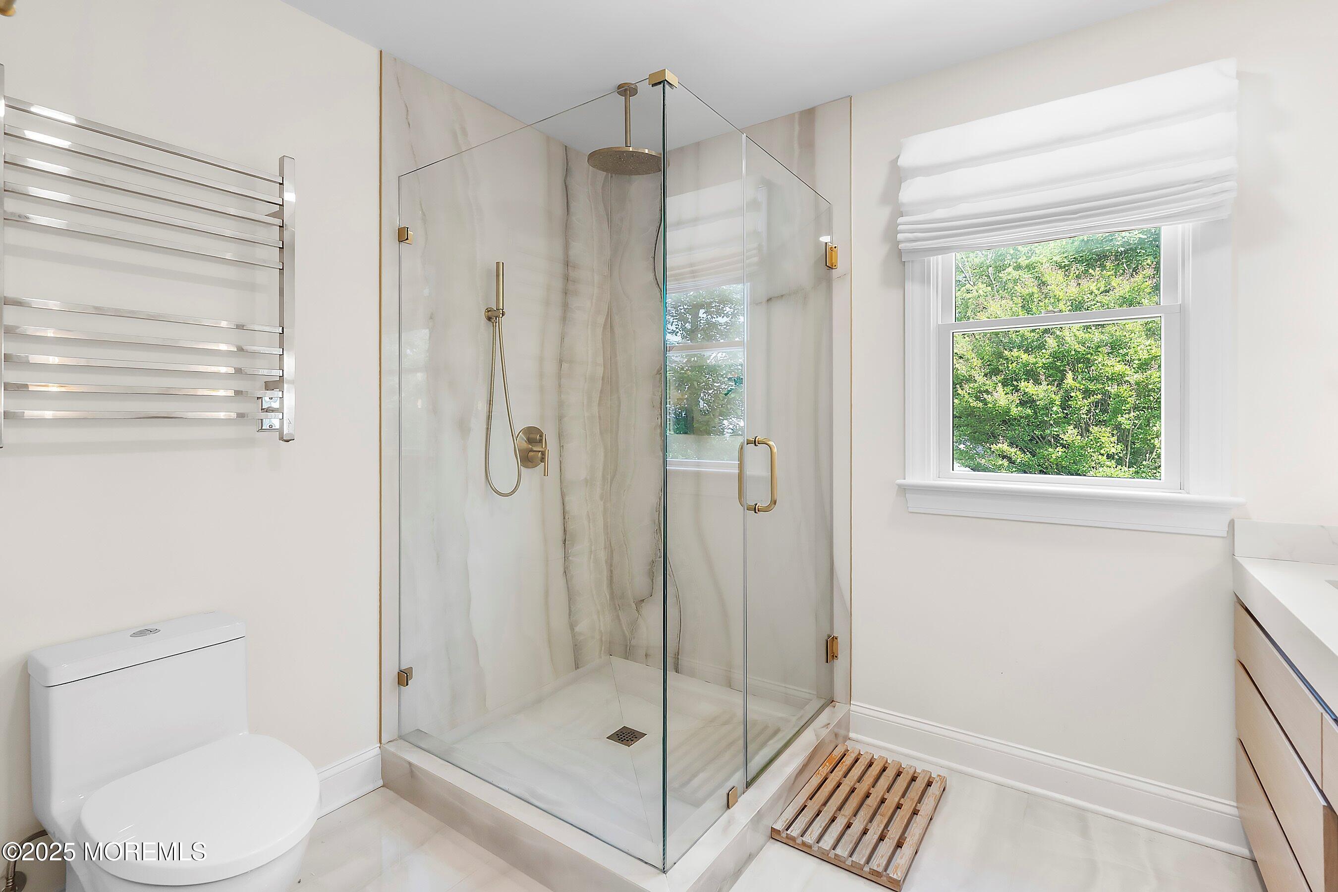 44 Ridge Road Rumson, NJ 07760 - Photo 24 of 38 a bathroom with a shower and a toilet