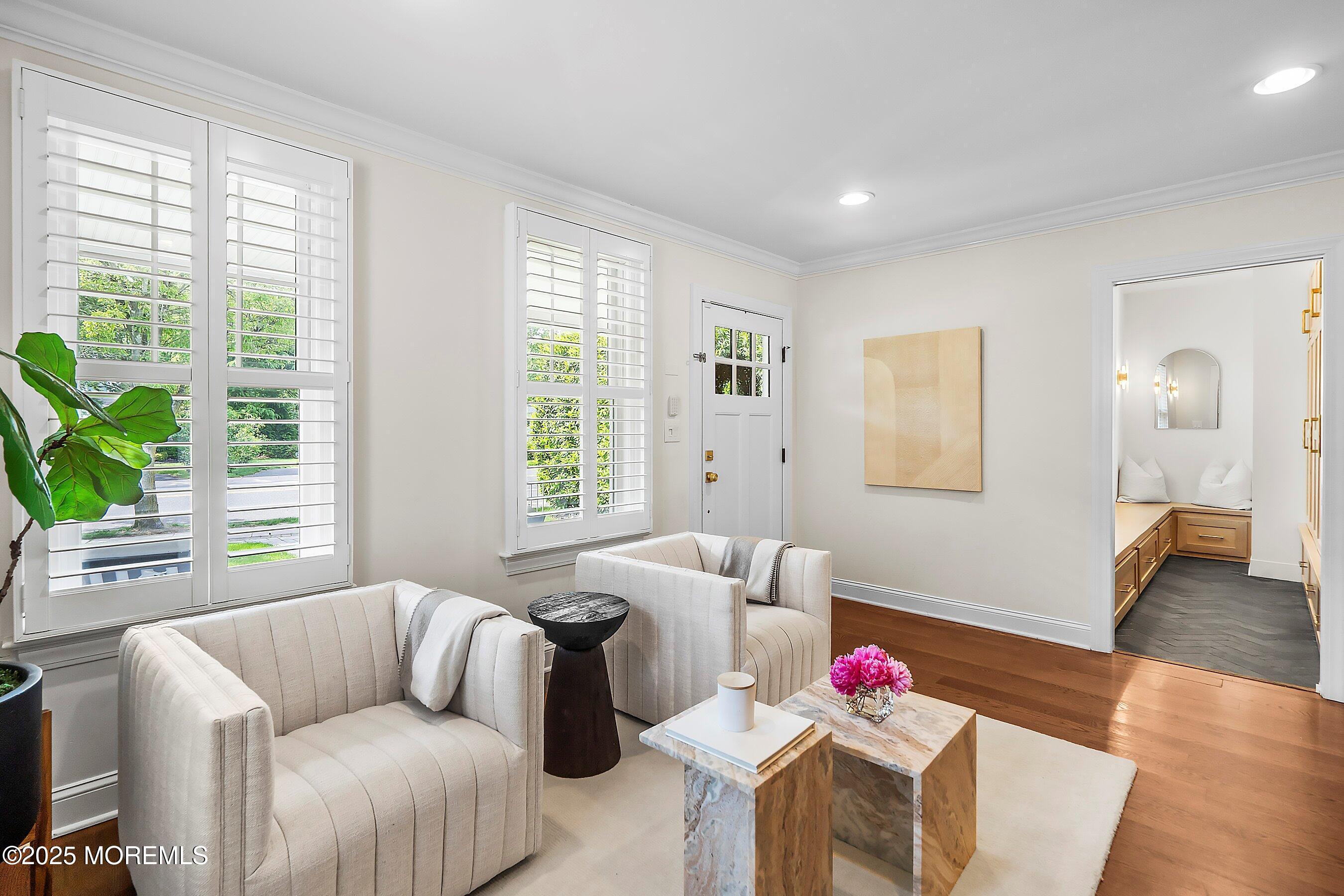 44 Ridge Road Rumson, NJ 07760 - Photo 6 of 38 a living room with furniture and a large window