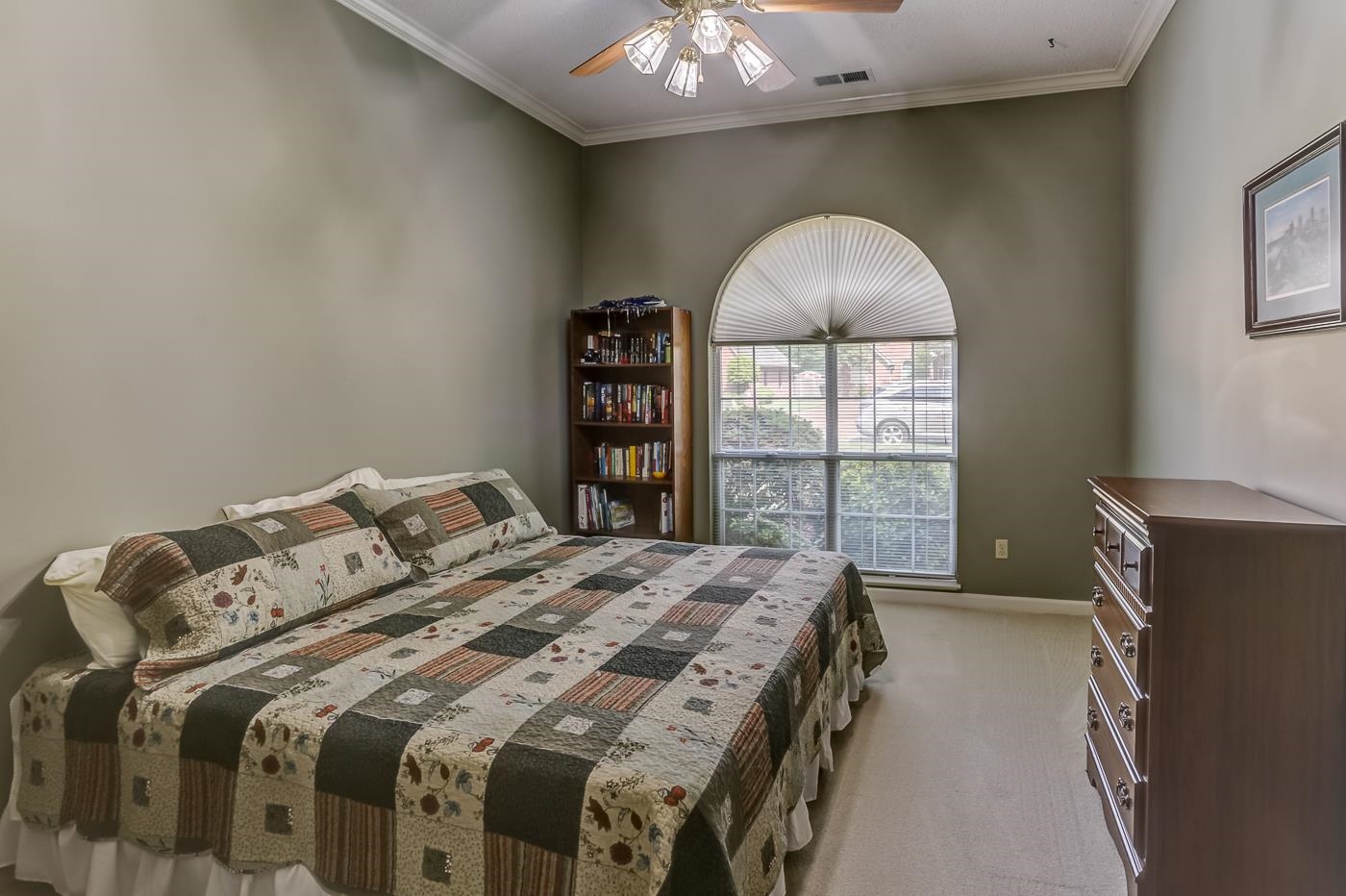 1091 Sugar Lane Collierville, TN 38017 - Photo 13 of 25 a bedroom with a bed and a large window