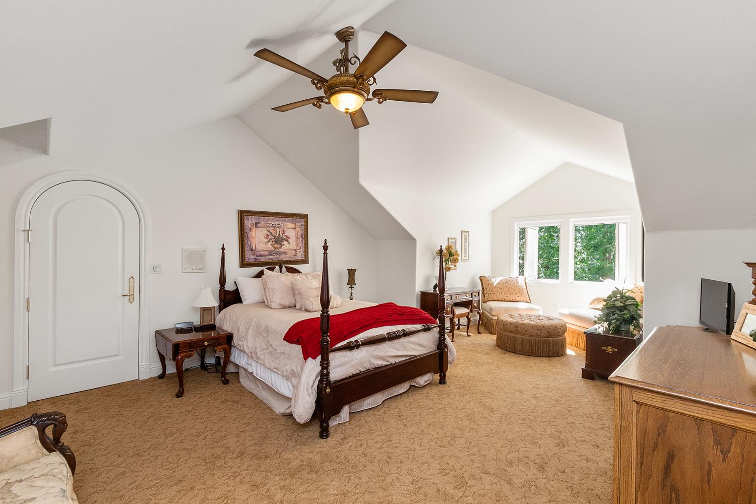 2640 Sky Ranch Lane Camino, CA 95709 - Photo 31 of 62 a spacious bedroom with a bed and a window