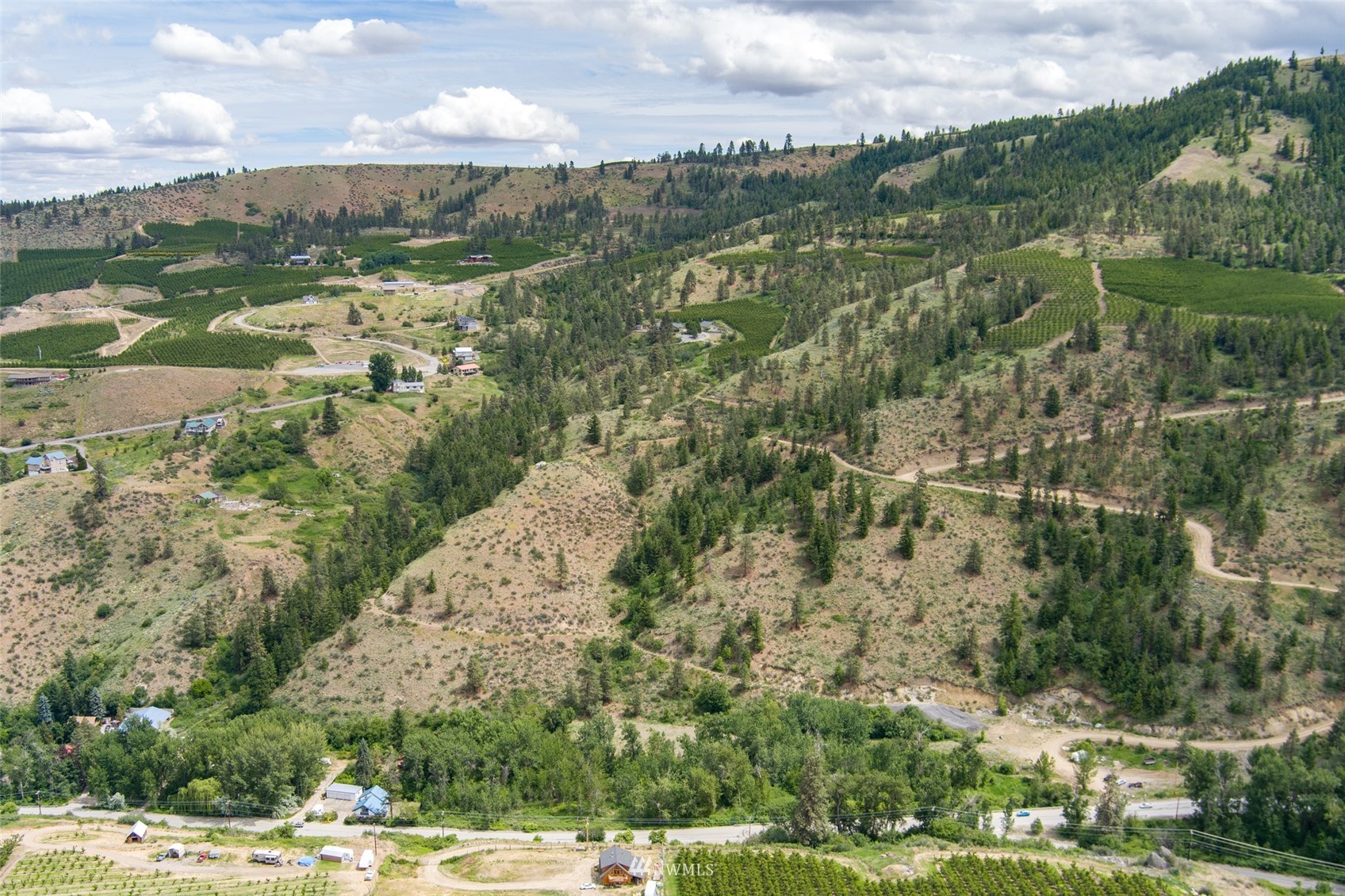 0 Squilchuck Road Wenatchee, WA 98801 - Photo 1 of 1 an aerial view of a houses with yard