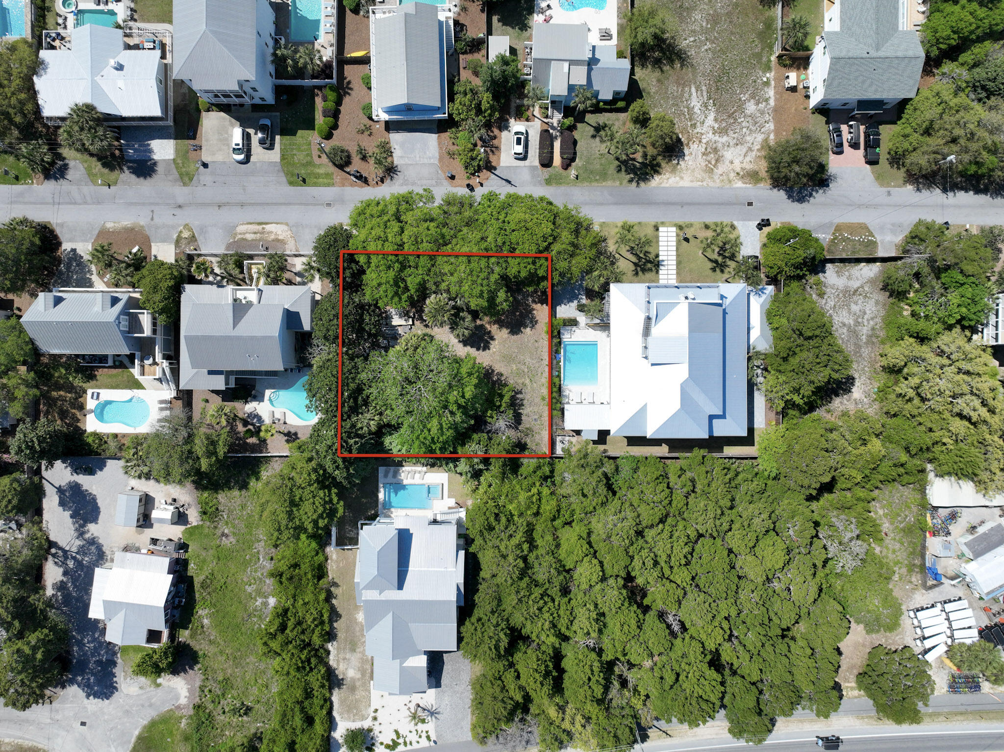 0 Buddy Street Santa Rosa Beach, FL 32459 - Photo 3 of 7 an aerial view of residential houses with outdoor space