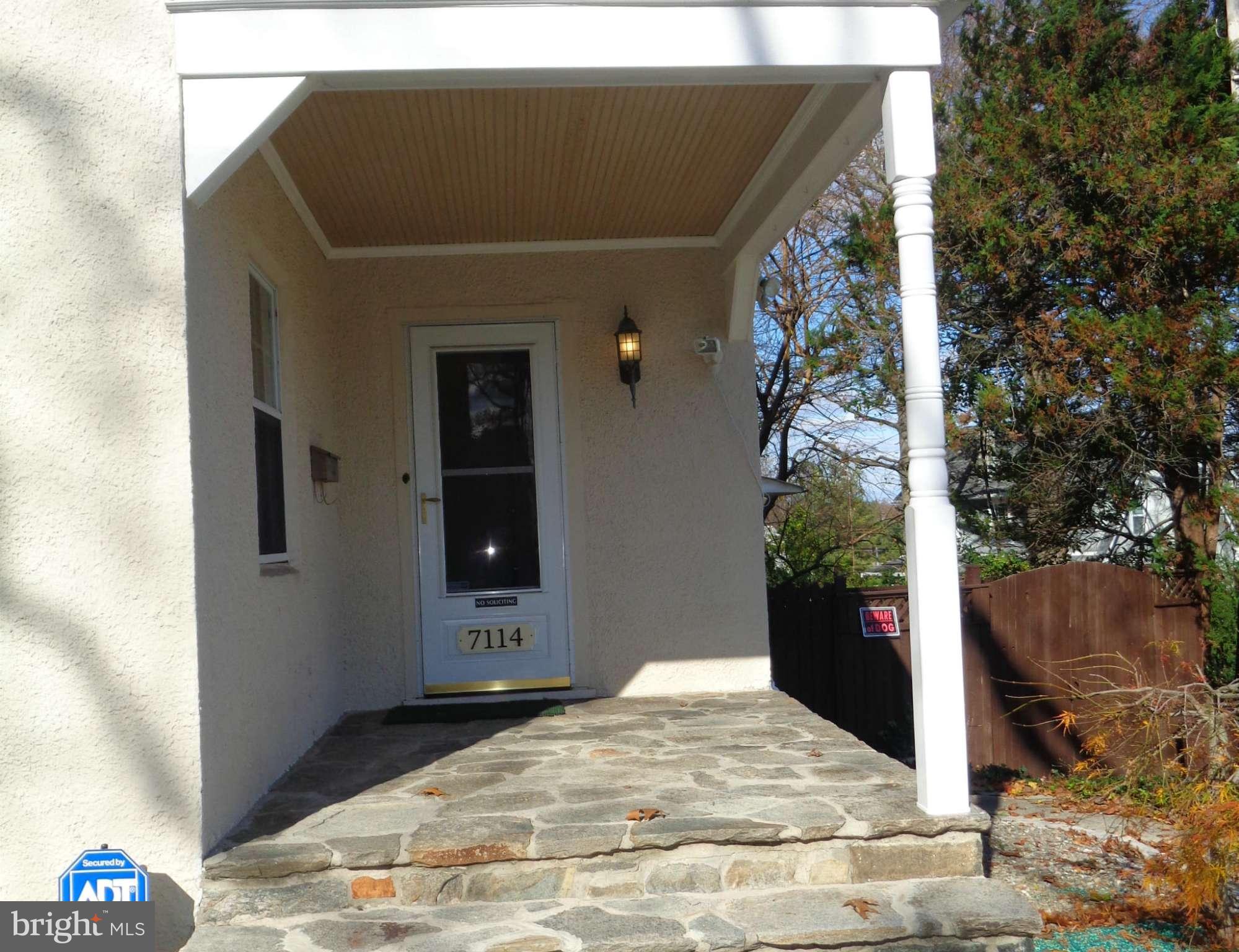 7114 Chambers Road Baltimore, MD 21234 - Photo 2 of 25 WONDERFUL FLAGSTONE COVERED FRONT PORCH