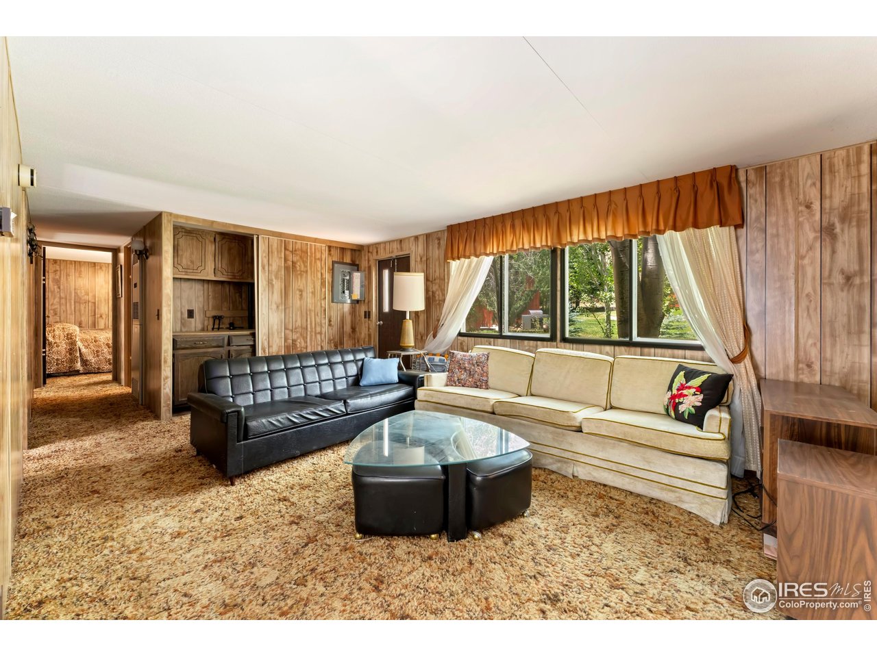 277 Riverside Drive Bellvue, CO 80512 - Photo 9 of 23 a living room with furniture and a large window