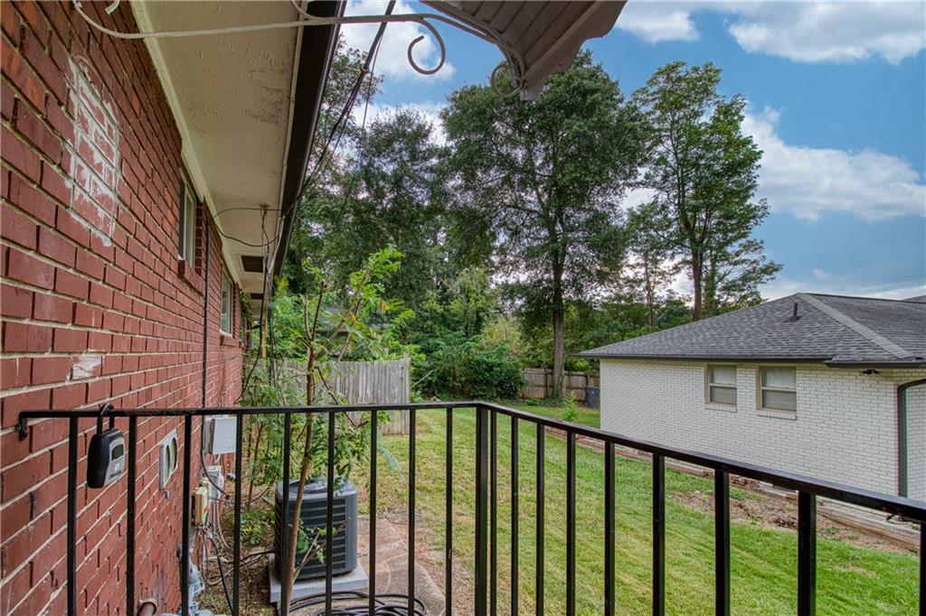 3447 Pierce Street Atlanta, GA 30337 - Photo 24 of 28 a view of a street from a balcony