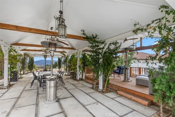 a kitchen with a stove and a refrigerator