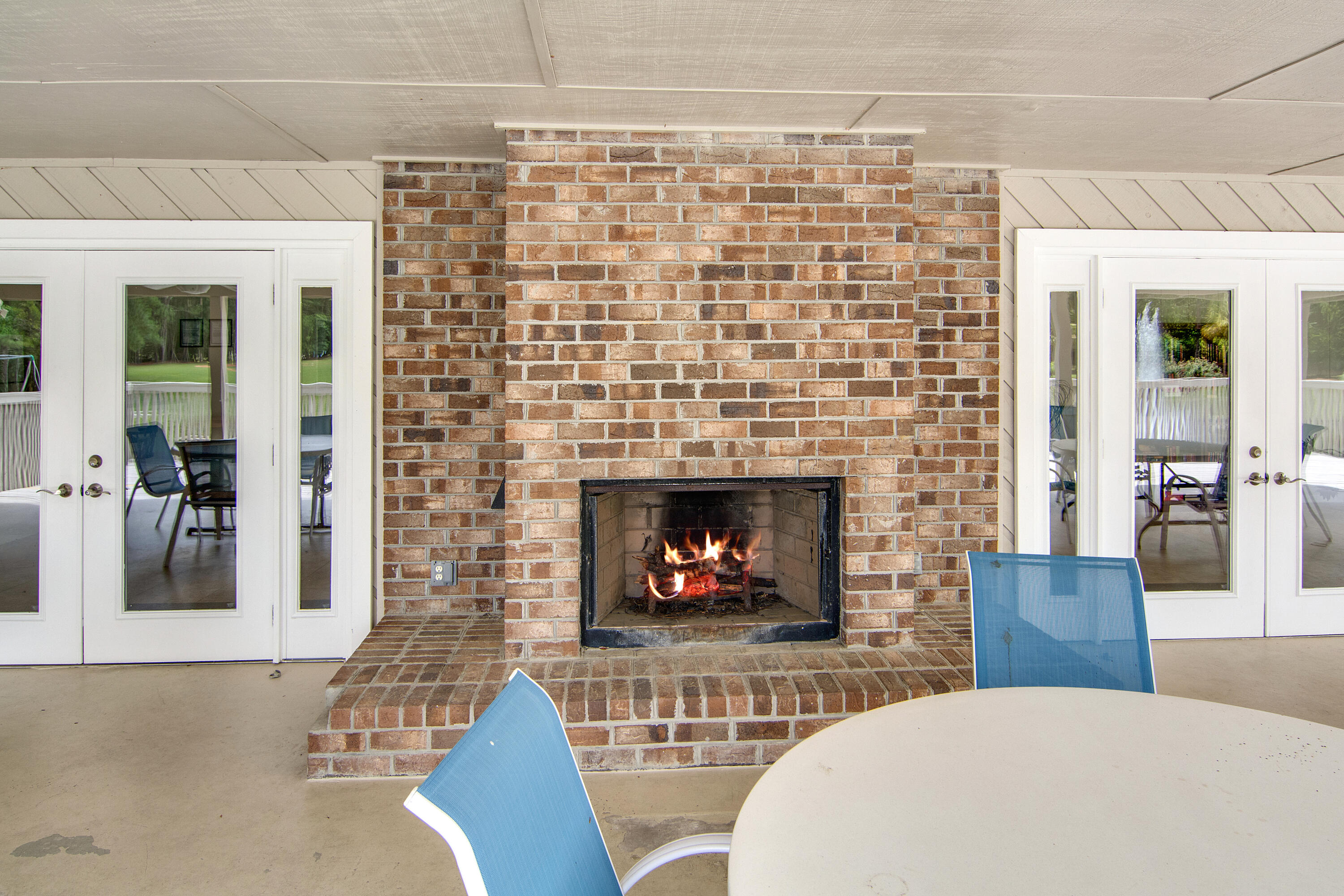 8069 Vermont Road North Charleston, SC 29418 - Photo 36 of 43 8069 Vermont Rd - Pavilion Fireplace