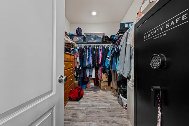 a view of storage and utility room