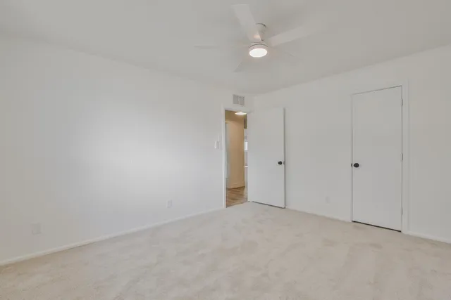 a view of an empty room