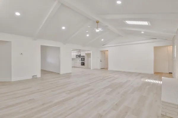 a view of an empty room