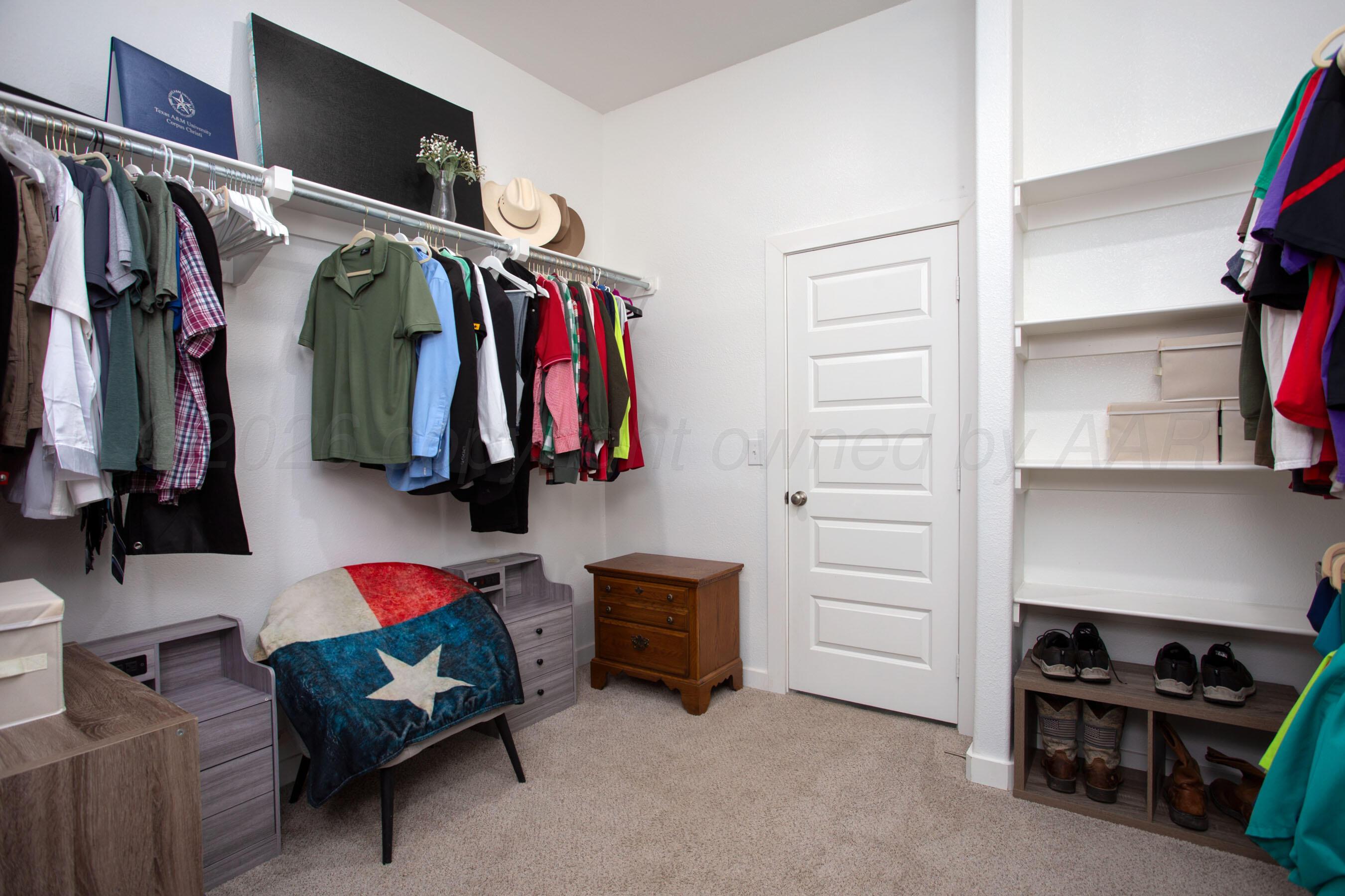 7509 Frazier Road Amarillo, TX 79119 - Photo 14 of 33 Primary Closet