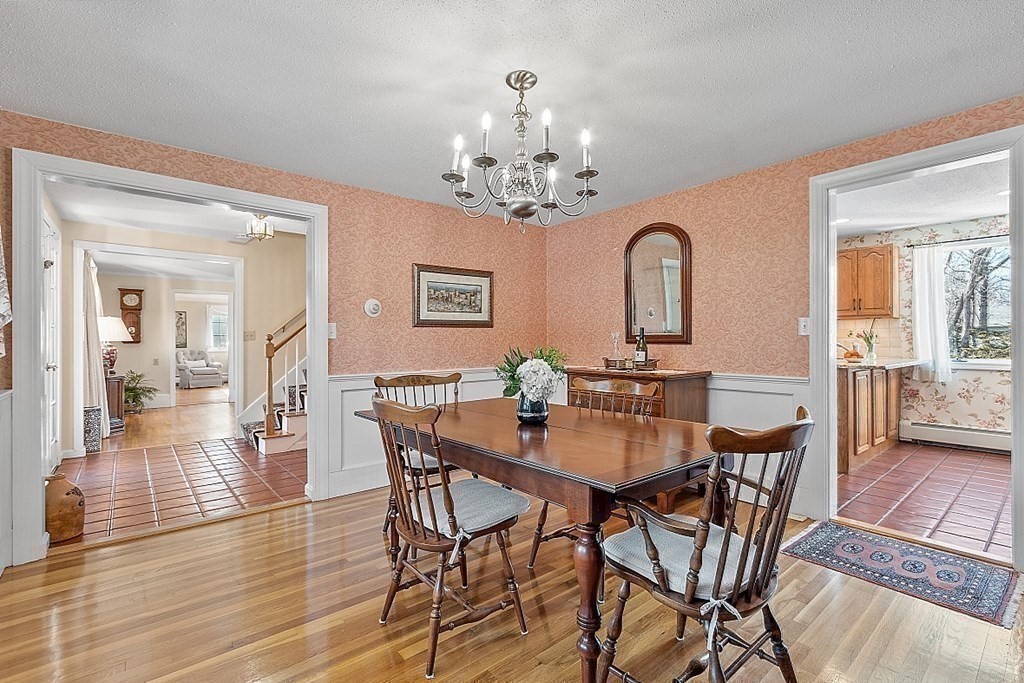 25 Strawberry Hill Road Andover, MA 01810 - Photo 15 of 38 a view of a dining room with furniture and wooden floor