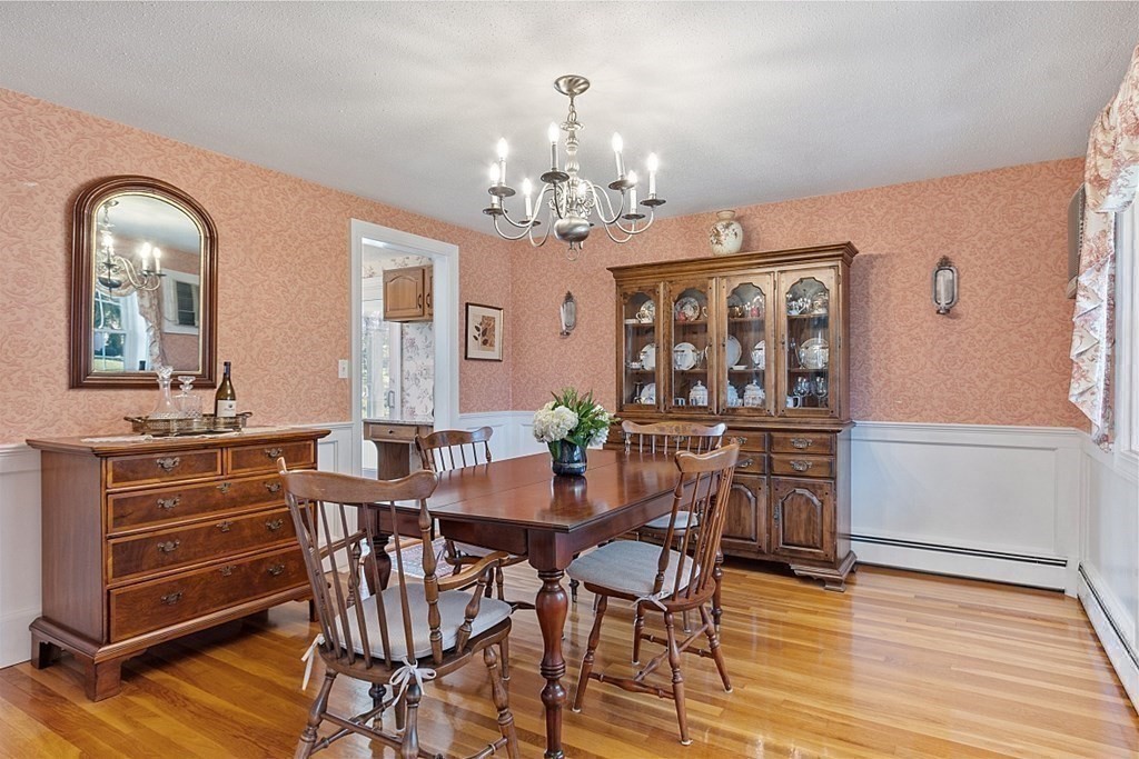 25 Strawberry Hill Road Andover, MA 01810 - Photo 16 of 38 a view of a dining room with furniture window and wooden floor