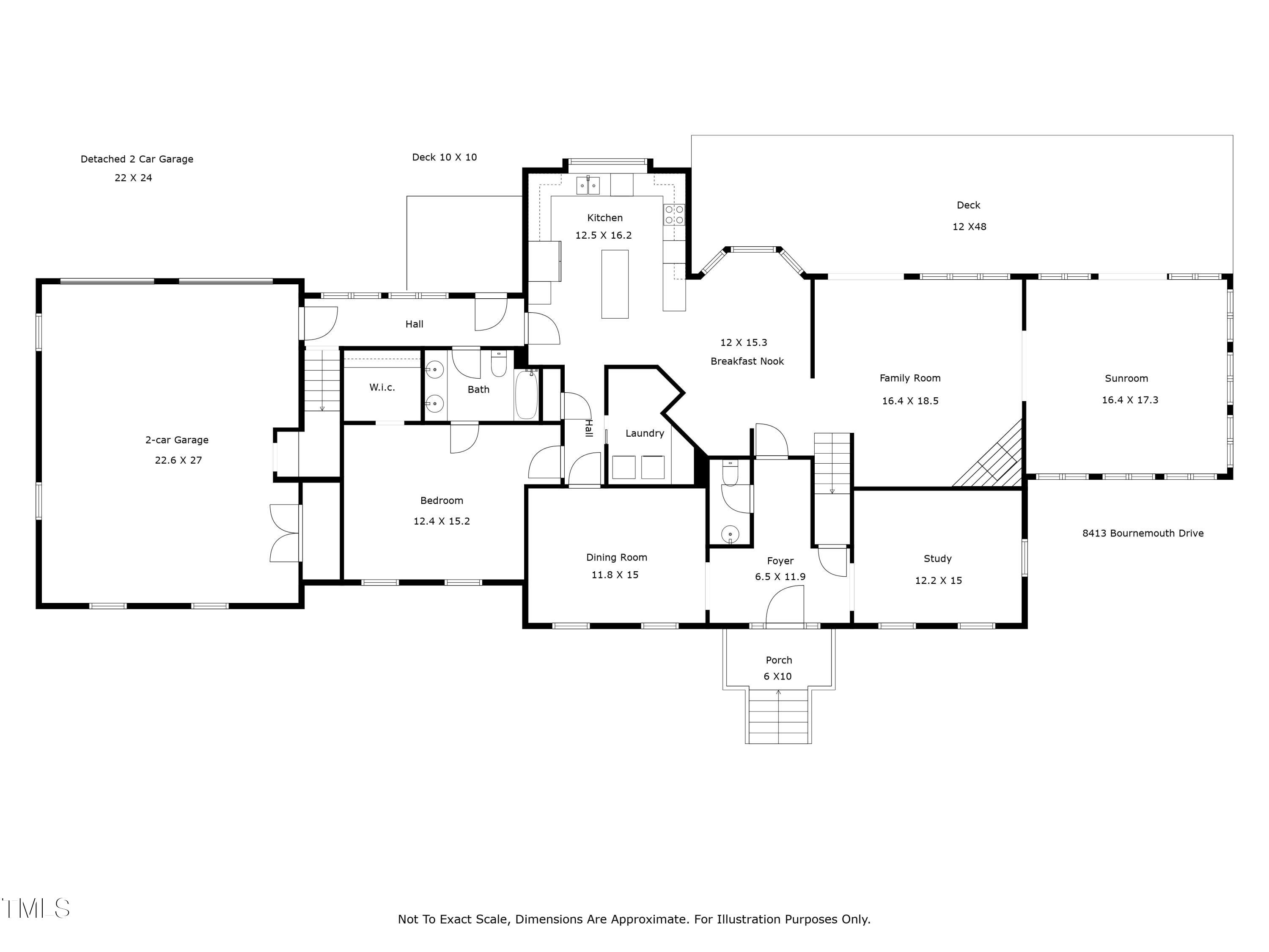 8413 Bournemouth Drive Raleigh, NC 27615 - Photo 22 of 94 1st_floor_8413_bournemouth_drive_raleigh