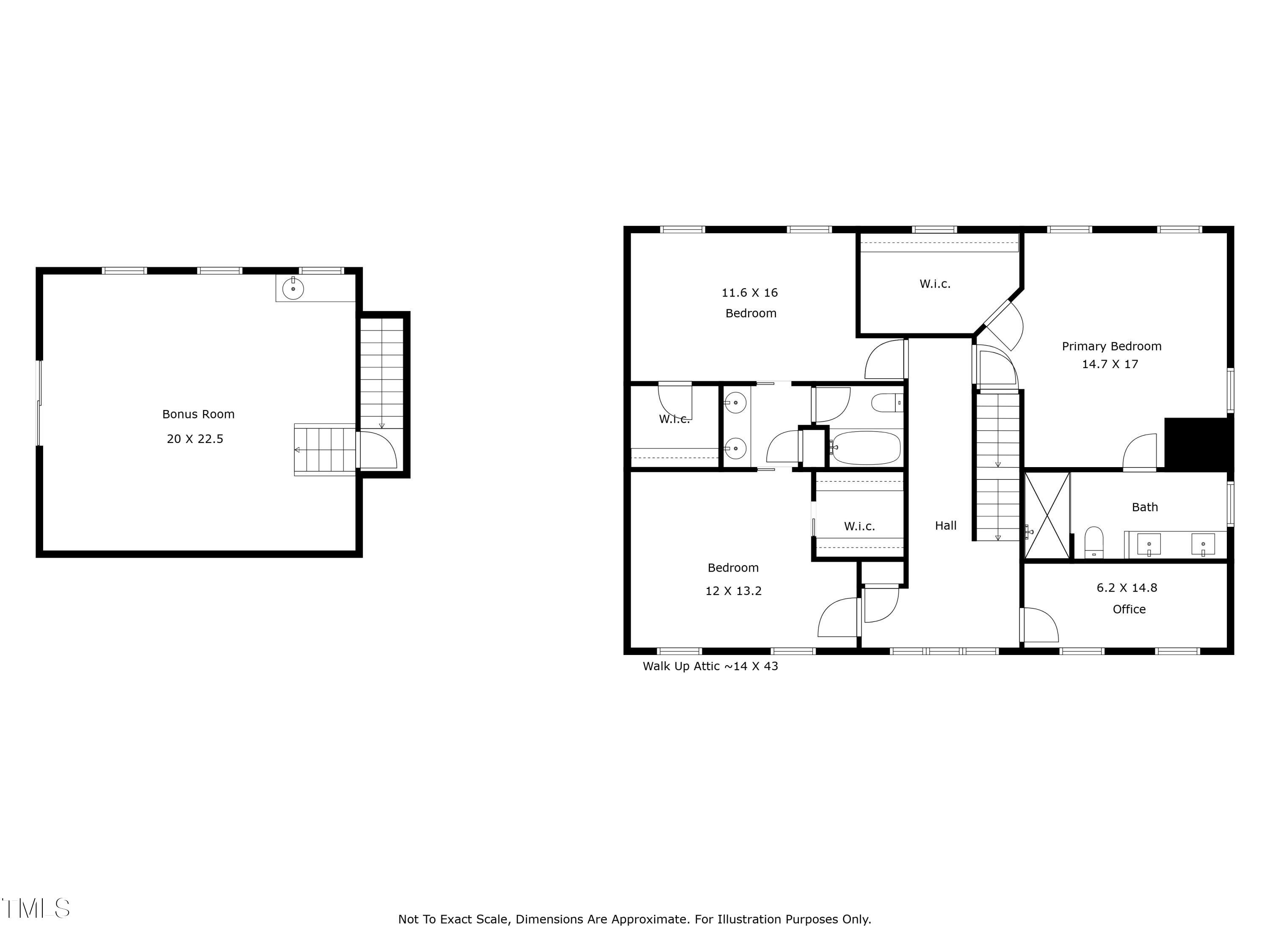 8413 Bournemouth Drive Raleigh, NC 27615 - Photo 23 of 94 2nd_floor_8413_bournemouth_drive_raleigh