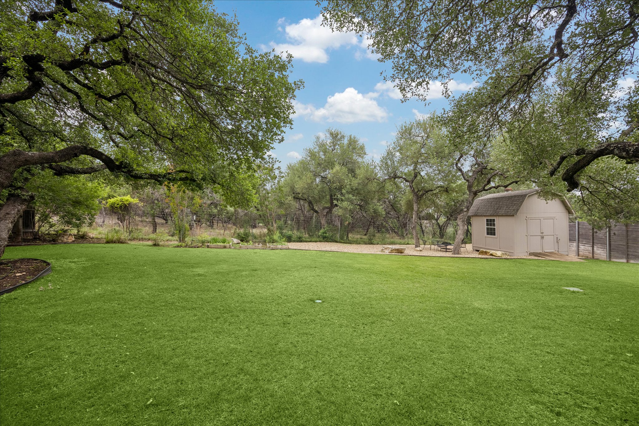 313 South Flamingo Drive Austin, TX 78734 - Photo 4 of 24 Great usable back yard!