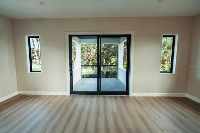 a view of an entryway of the house and outdoor space