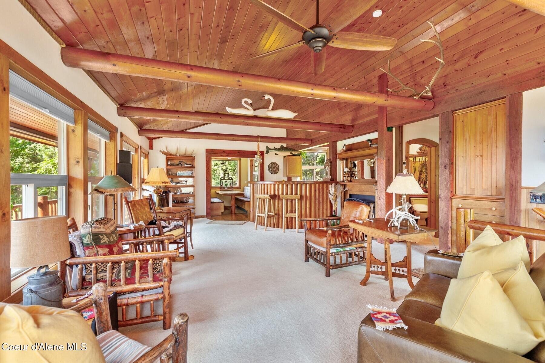 8562 South Gozzer Road Harrison, ID 83833 - Photo 13 of 40 Open Living Room