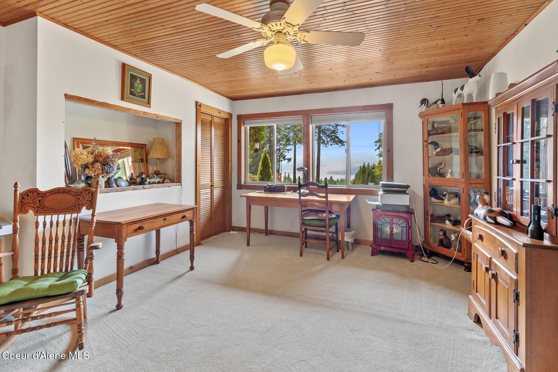 8562 South Gozzer Road Harrison, ID 83833 - Photo 22 of 40 Bedroom 3 Office