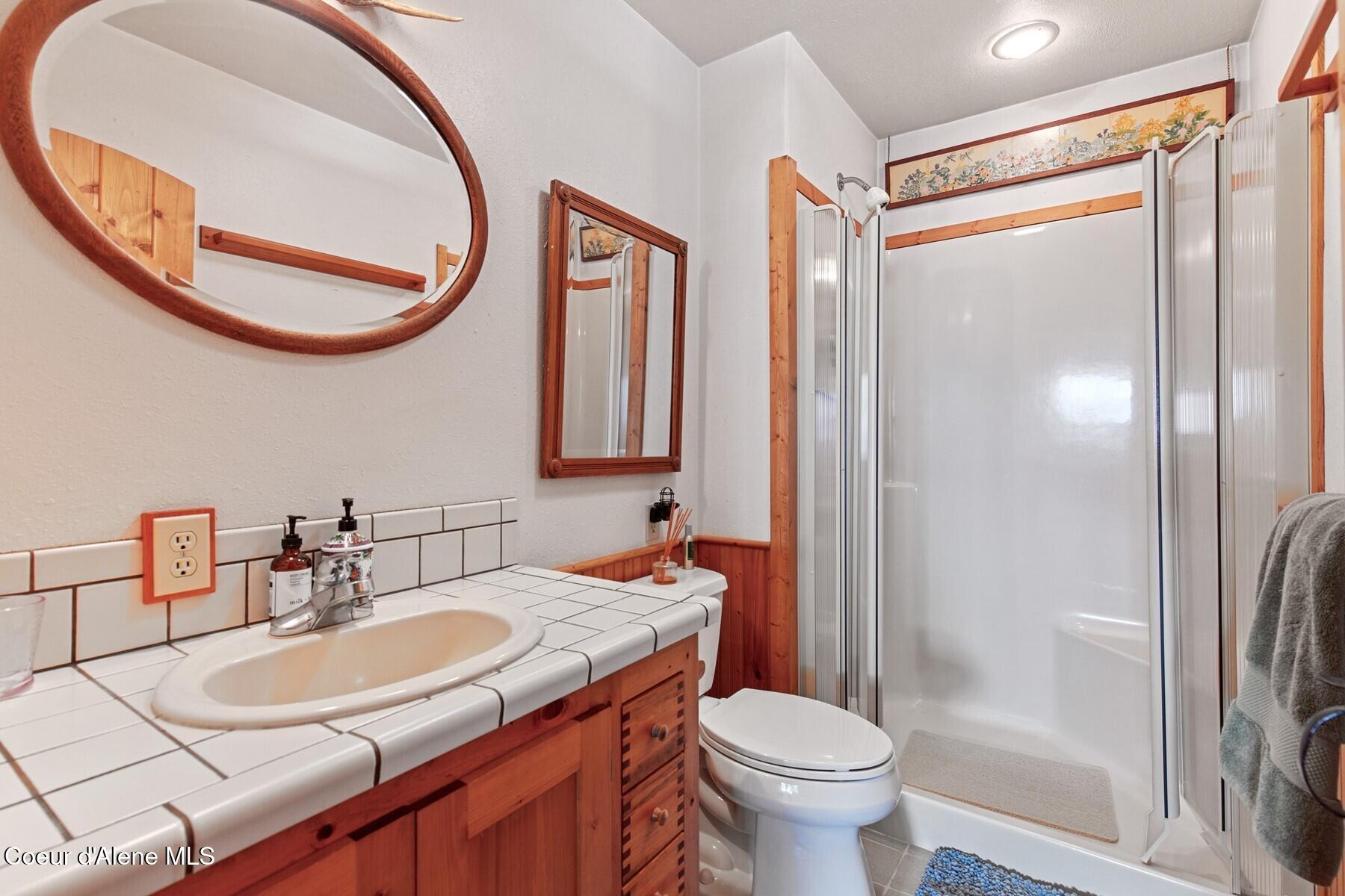 8562 South Gozzer Road Harrison, ID 83833 - Photo 23 of 40 Lower Level Bathroom