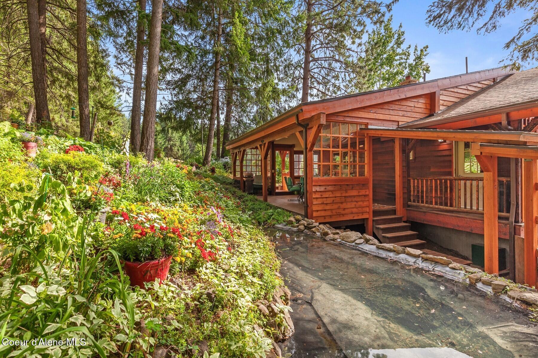 8562 South Gozzer Road Harrison, ID 83833 - Photo 27 of 40 Lush gardens