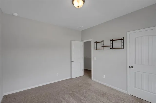 a view of an empty room