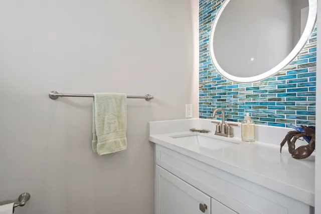 a bedroom with a bed and furniture