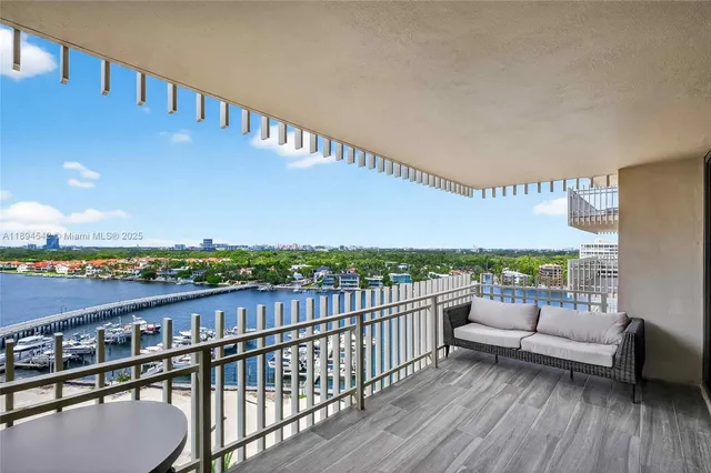 a view of a garden with a lake