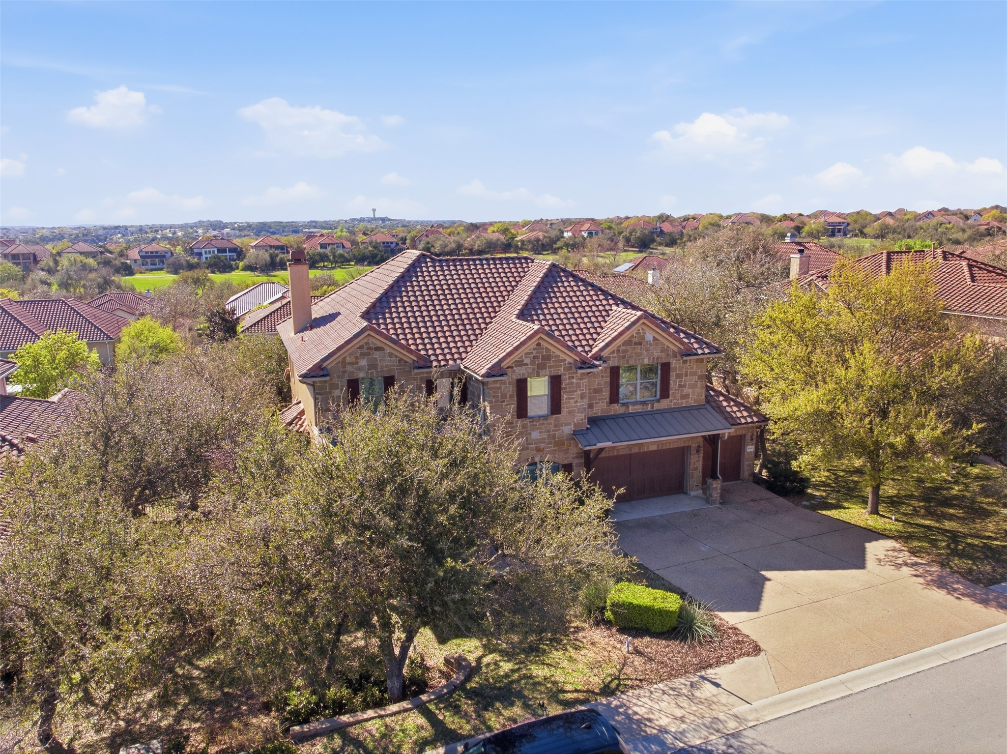 16100 Spillman Ranch Loop Austin, TX 78738 - Photo 2 of 39 Aerial view of residential area