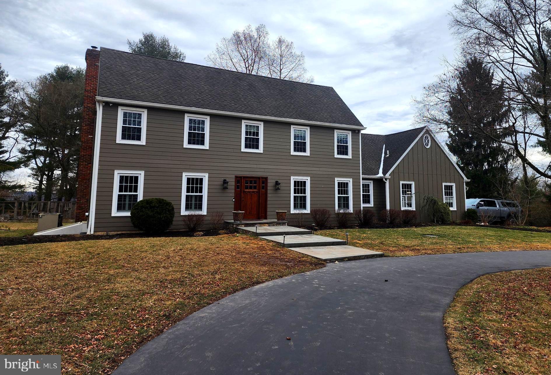 6774 Chapel Road New Hope, PA 18938 - Photo 2 of 59 a front view of a house with a yard