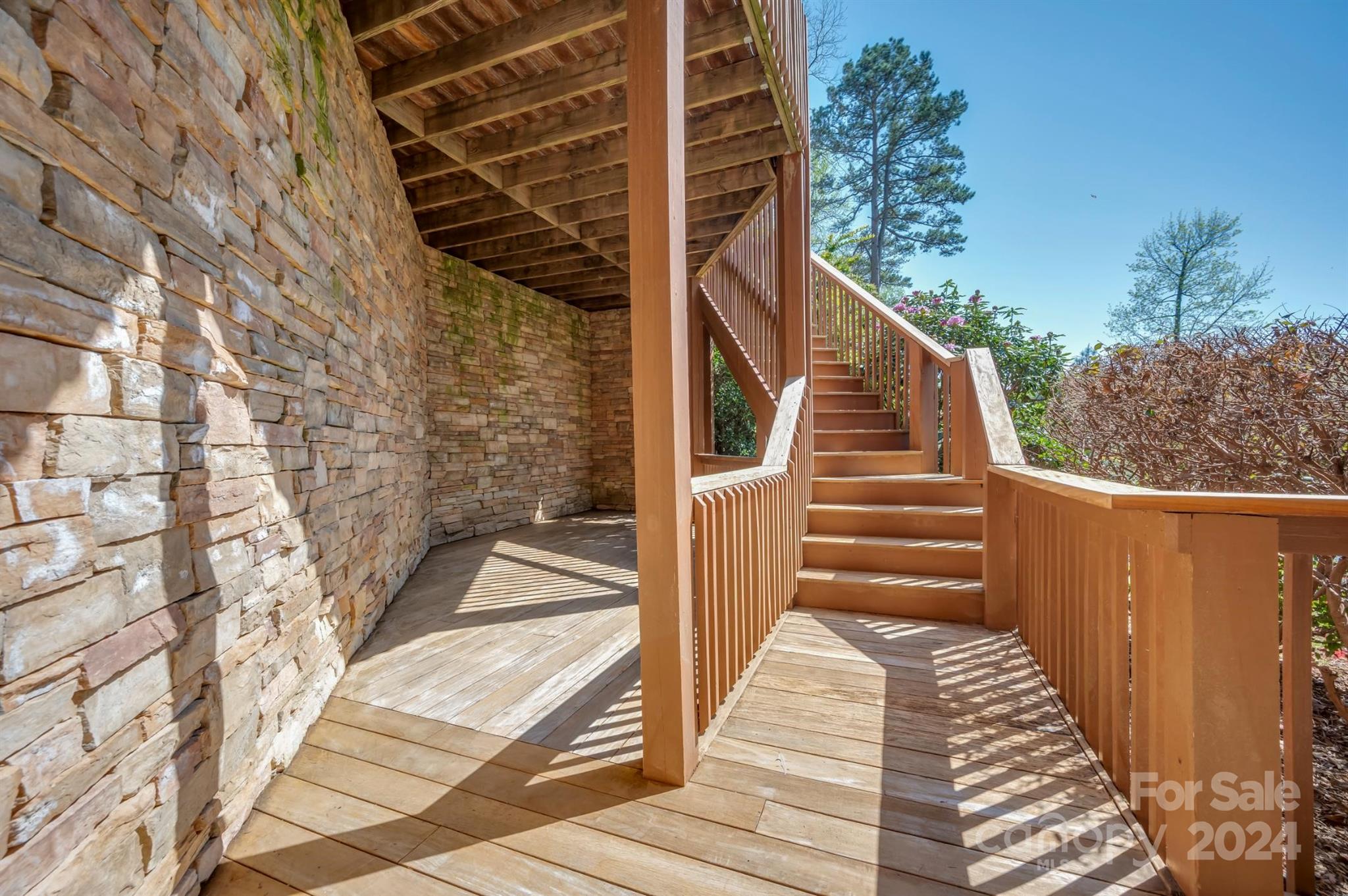 778 Pkwy N Road Mill Spring, NC 28756 - Photo 12 of 48 a view of entryway with wooden floor and fence