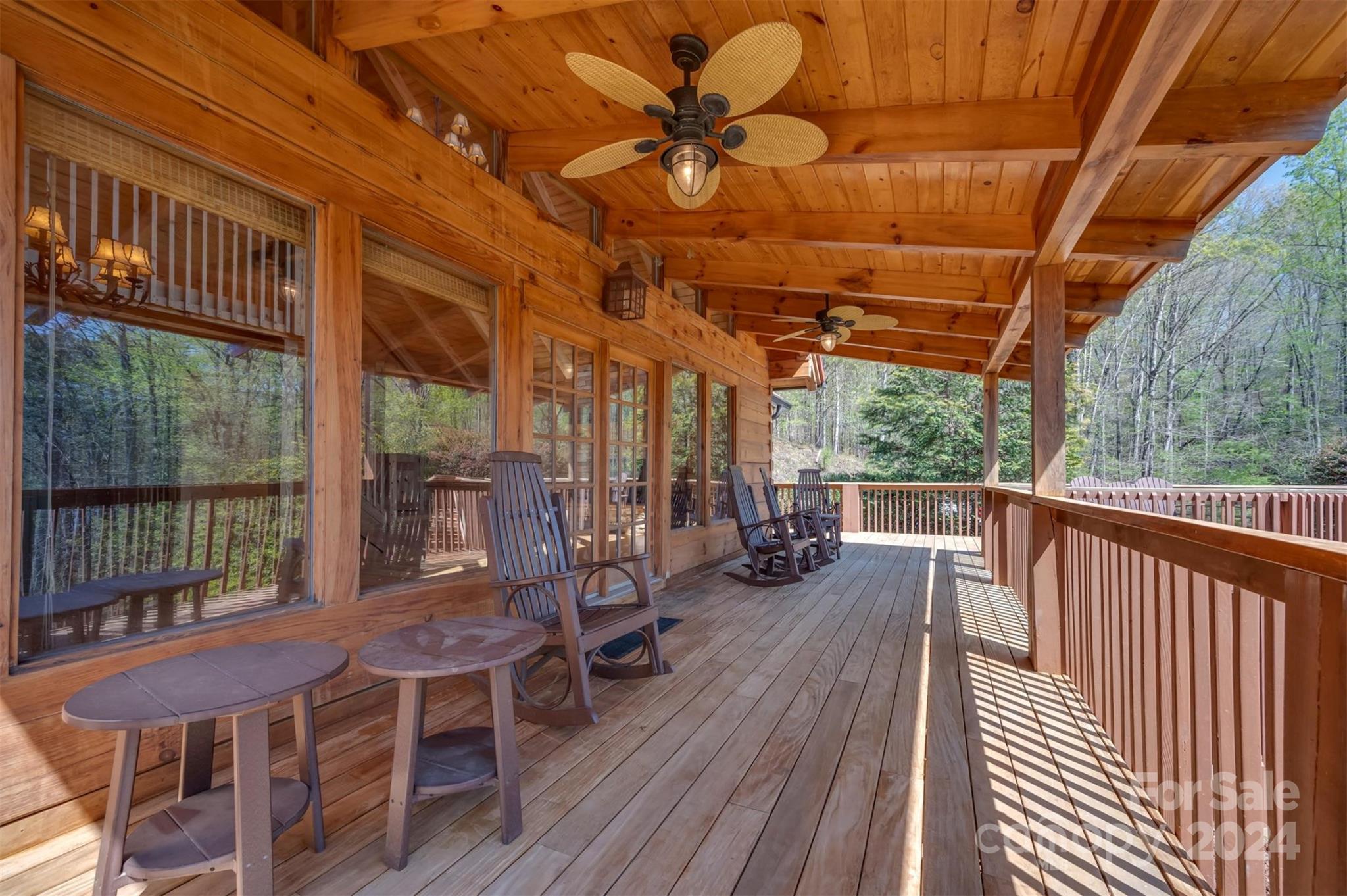 778 Pkwy N Road Mill Spring, NC 28756 - Photo 35 of 48 a balcony with furniture