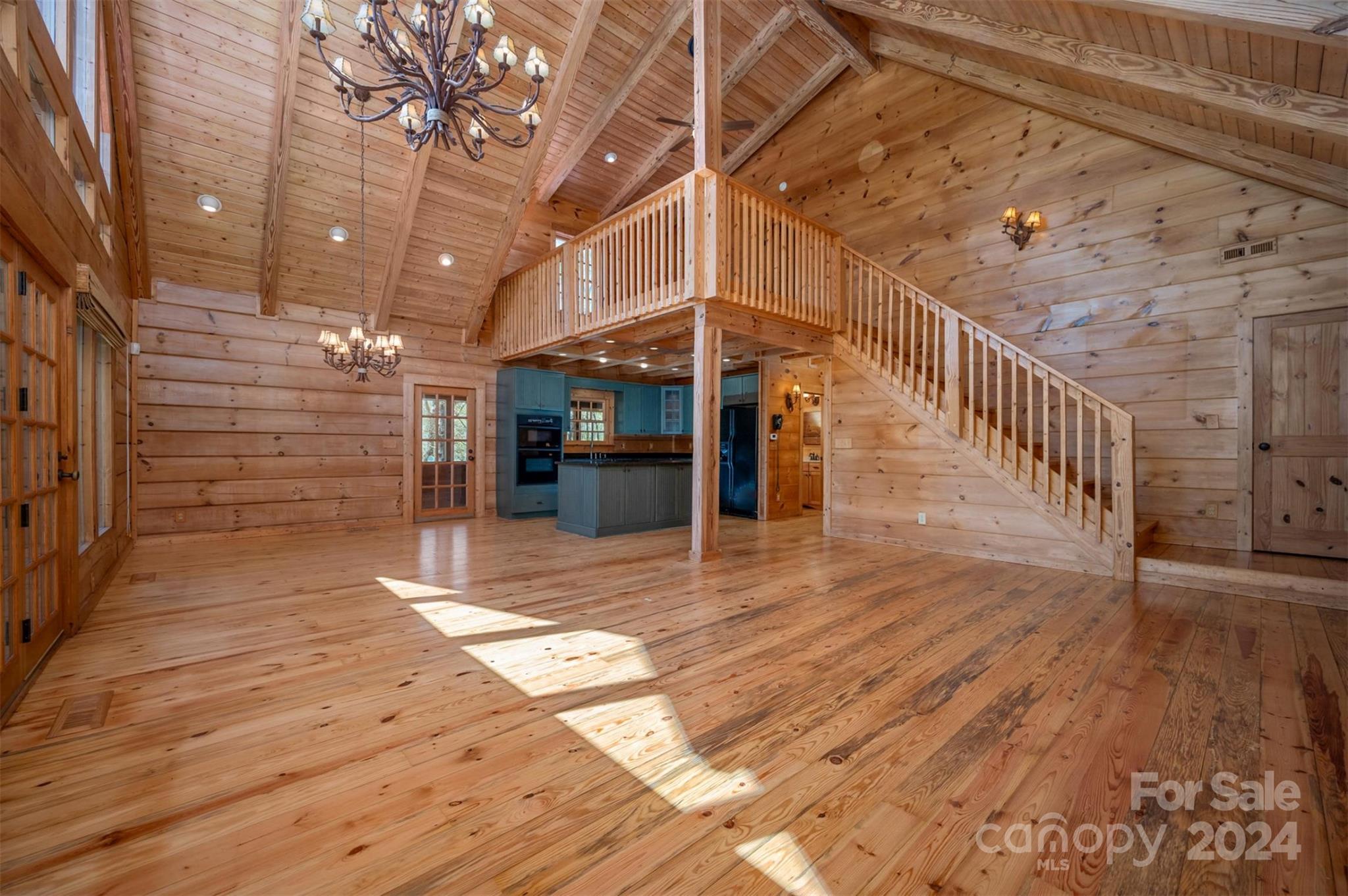 778 Pkwy N Road Mill Spring, NC 28756 - Photo 9 of 48 a view of a hall with wooden floor