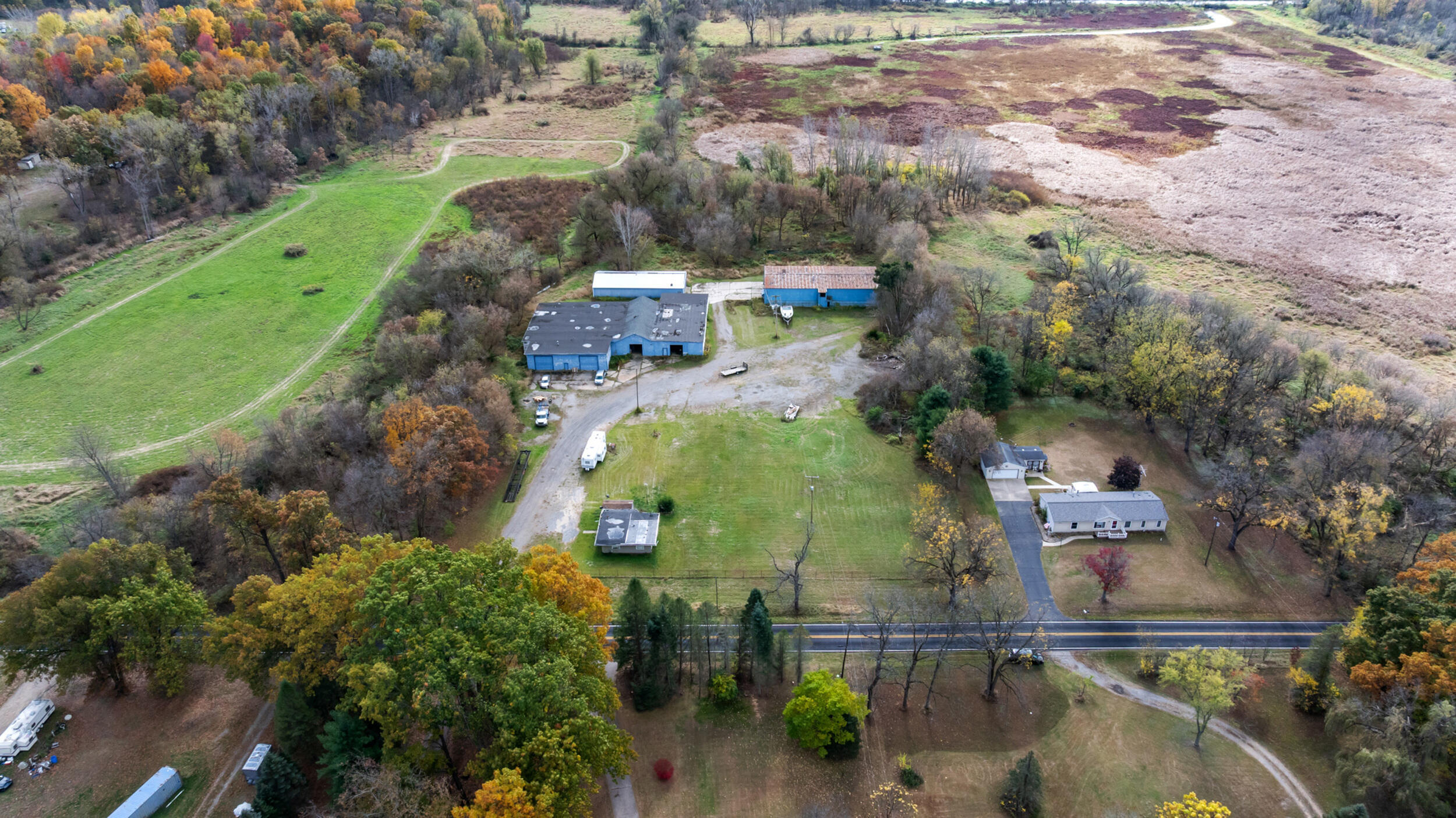 6501 Hawkins Road Jackson, MI 49201 - Photo 21 of 25 21_6501 hawlkins rd jackson mi (aerials)