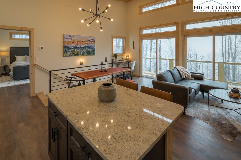232 Wild Daisy Lane Beech Mountain, NC 28604 - Photo 14 of 49 a living room with large window