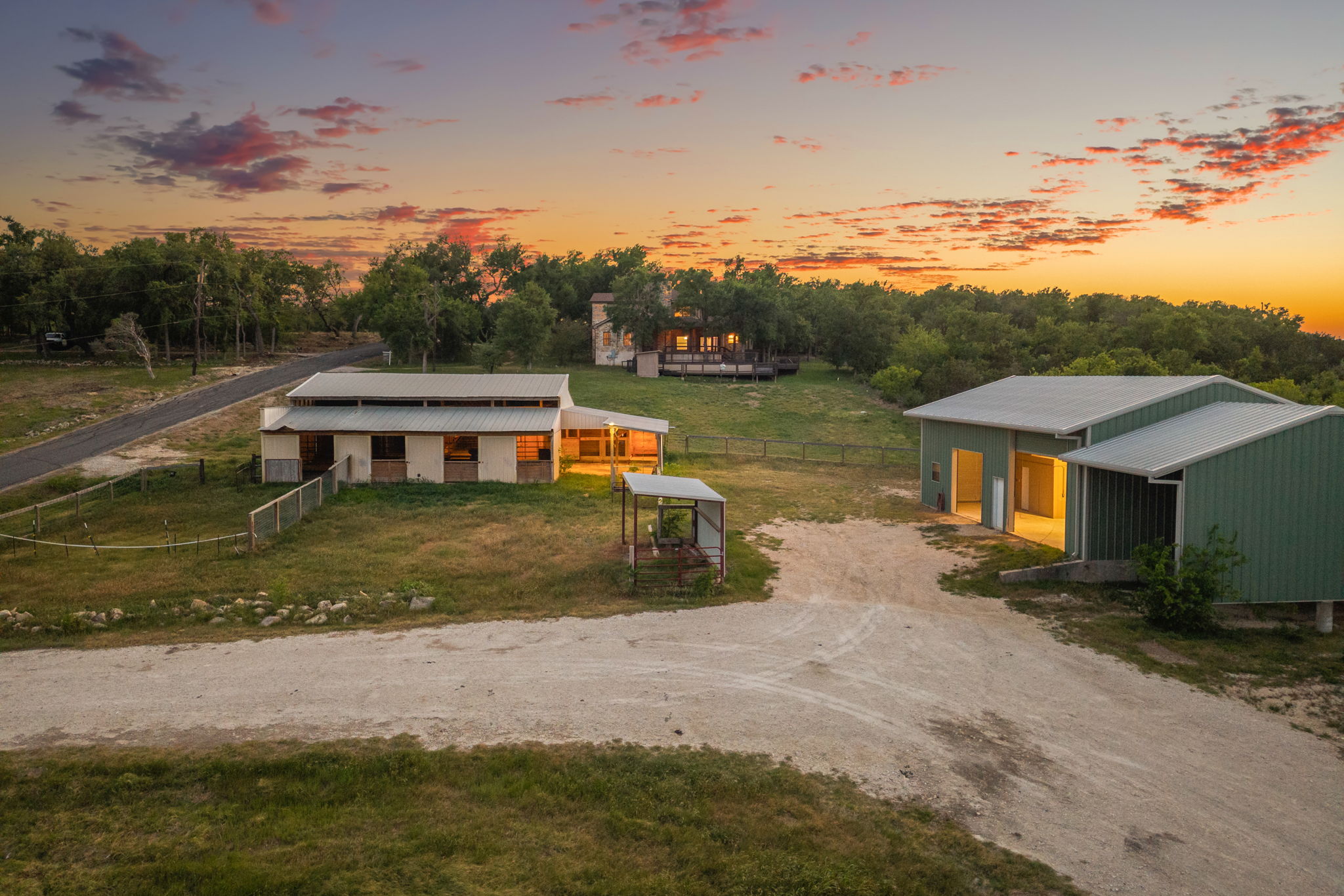 330 County Road 166 Georgetown, TX 78626 - Photo 4 of 40 an aerial view of a house with a yard